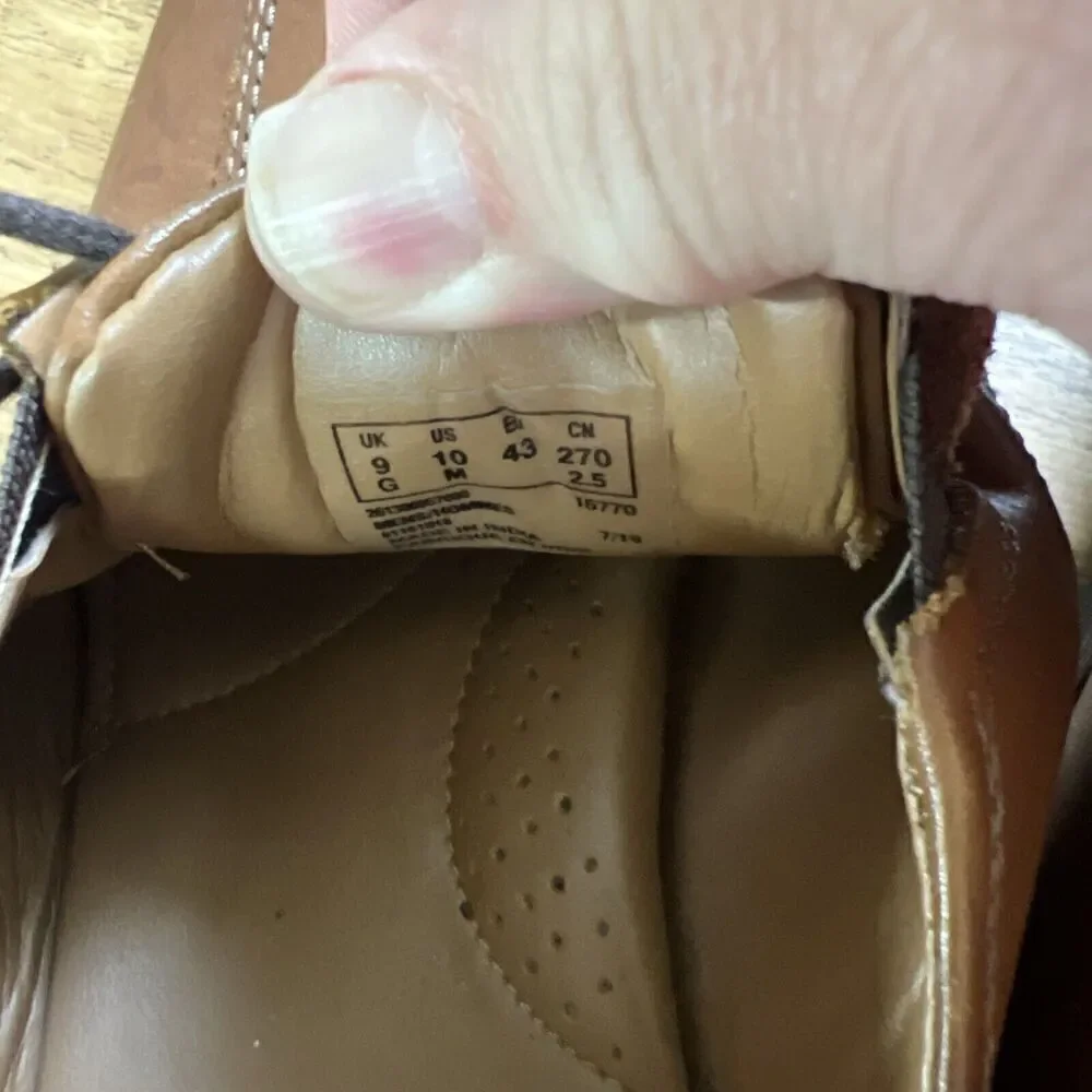Collection by clarks size‎ 10 mens brown lace up Ultimate Comfort Dress Shoes